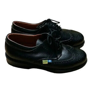 Mellowwalk Brogues Work Steel Toe Shoes  Size 9 Black Leather